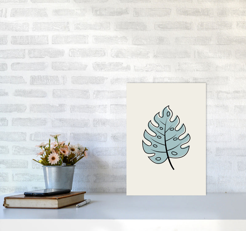 Abstract Tropical Leaves III Art Print by Jason Stanley A3 Black Frame