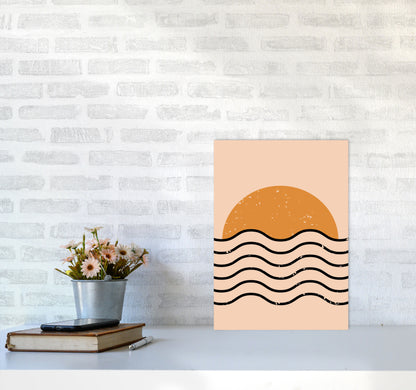 Everything Moves In Waves Art Print by Jason Stanley A3 Black Frame