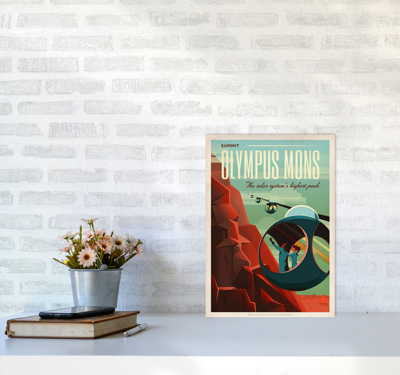 Spacex - Valles Marineris Art Print by Jason Stanley A3 Black Frame