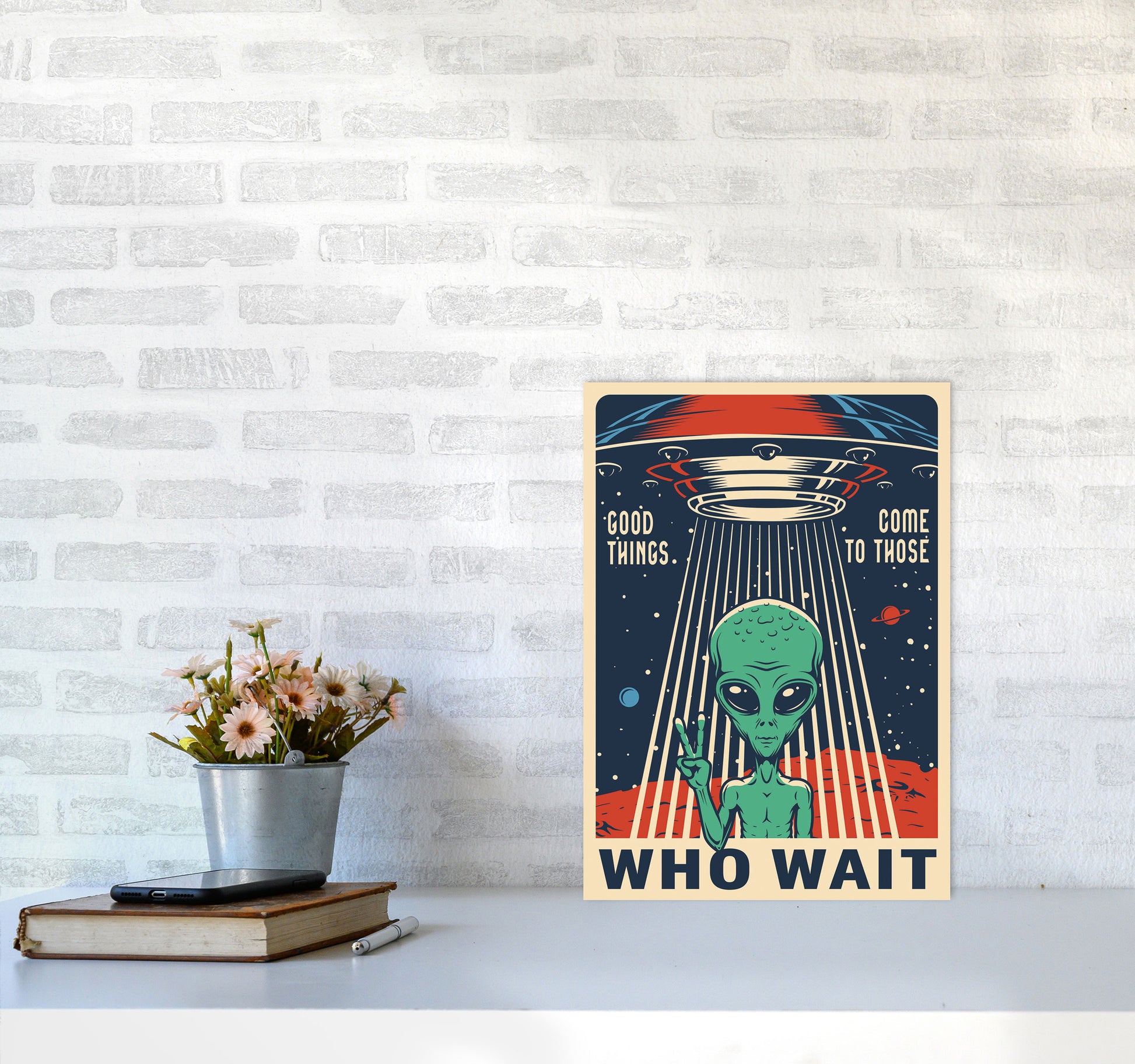 Outer Space Series - #12 Art Print by Jason Stanley A3 Black Frame