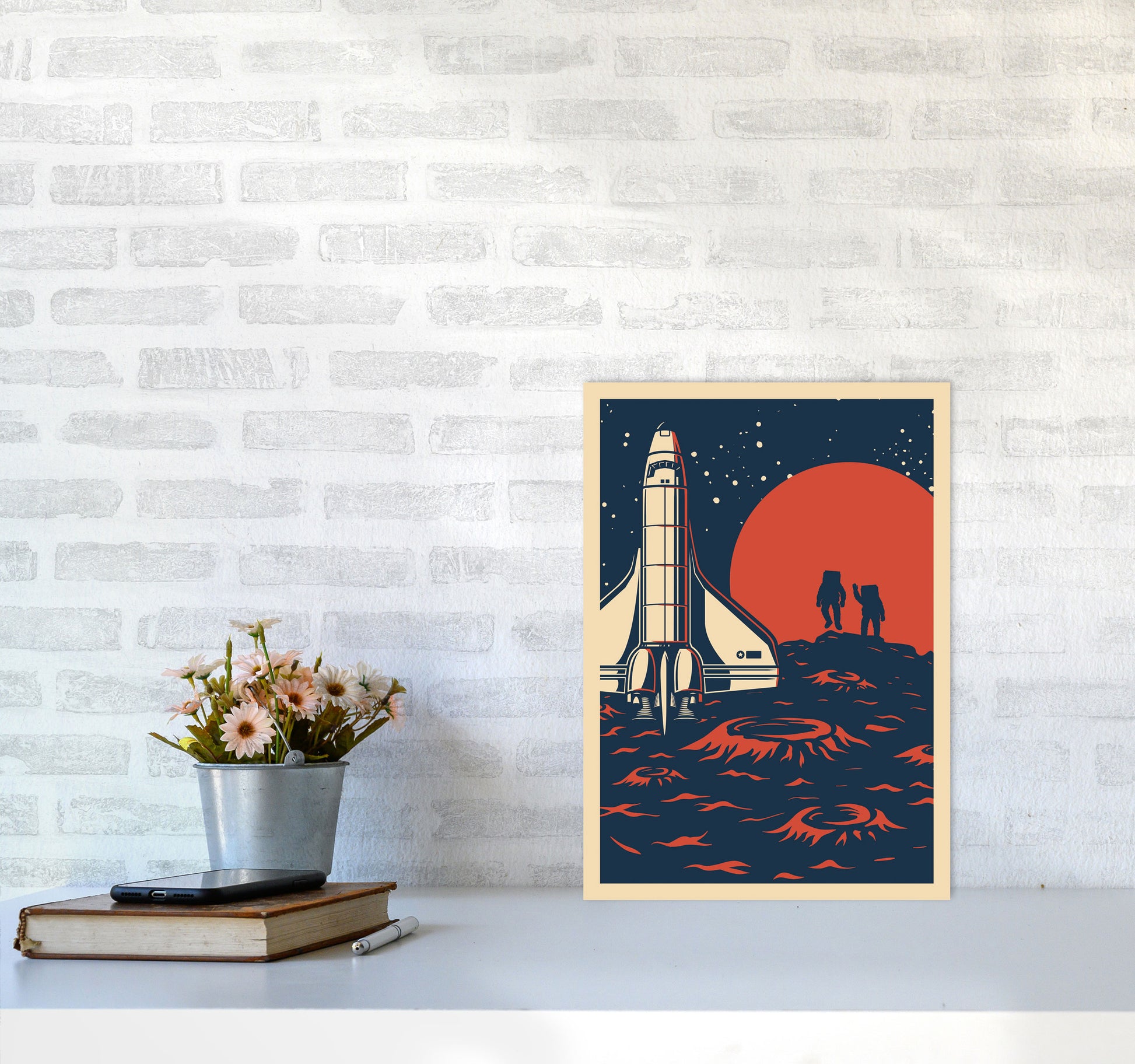 Outer Space Series - #10 Art Print by Jason Stanley A3 Black Frame