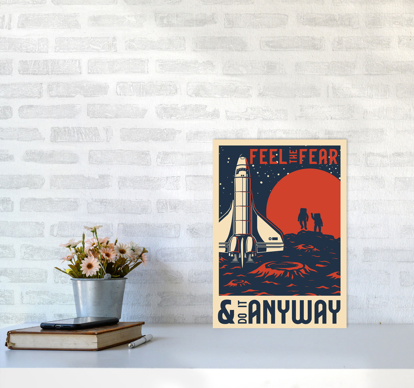 Outer Space Series - #17 Art Print by Jason Stanley A3 Black Frame