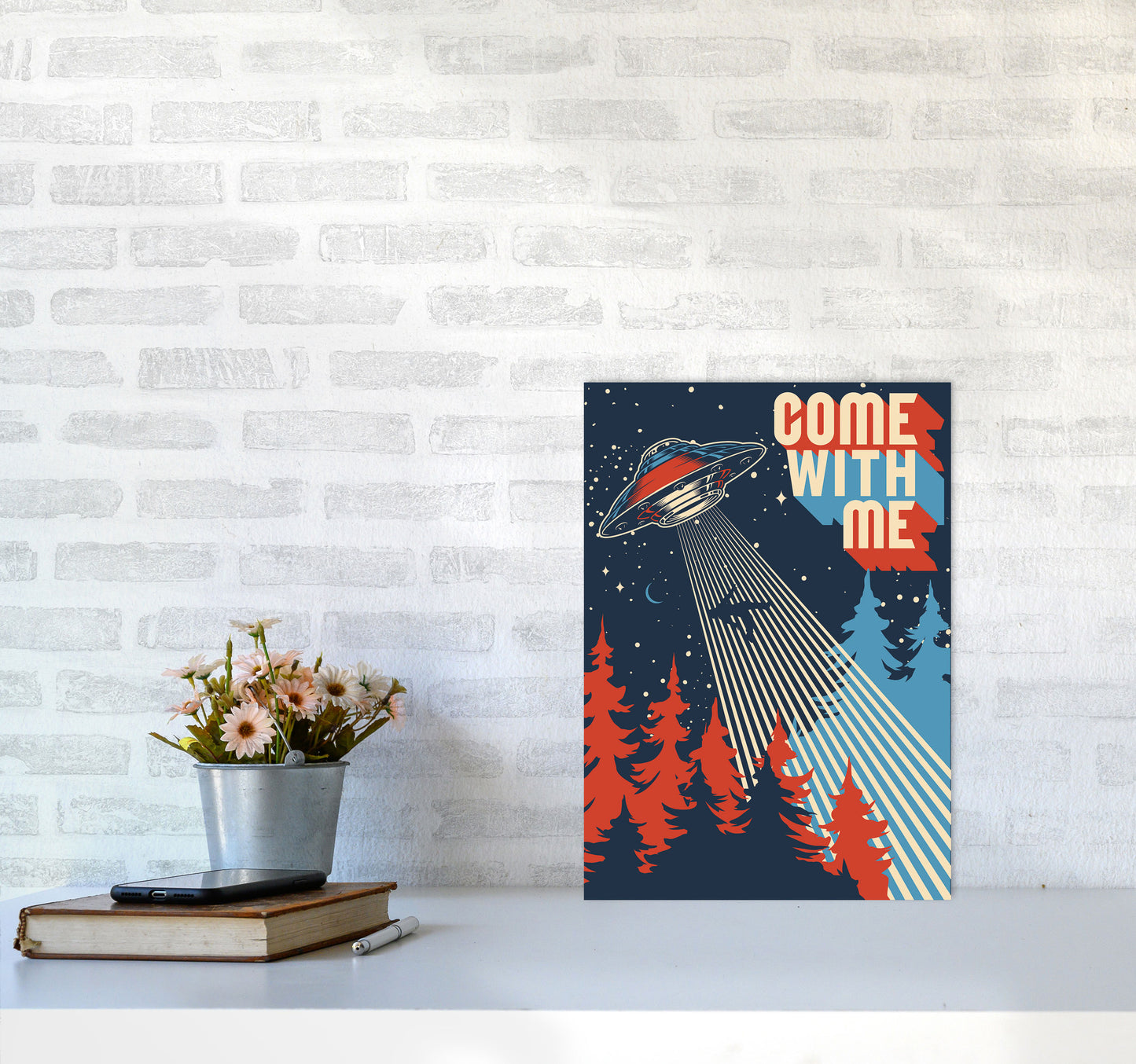 Outer Space Series - #7 Art Print by Jason Stanley A3 Black Frame