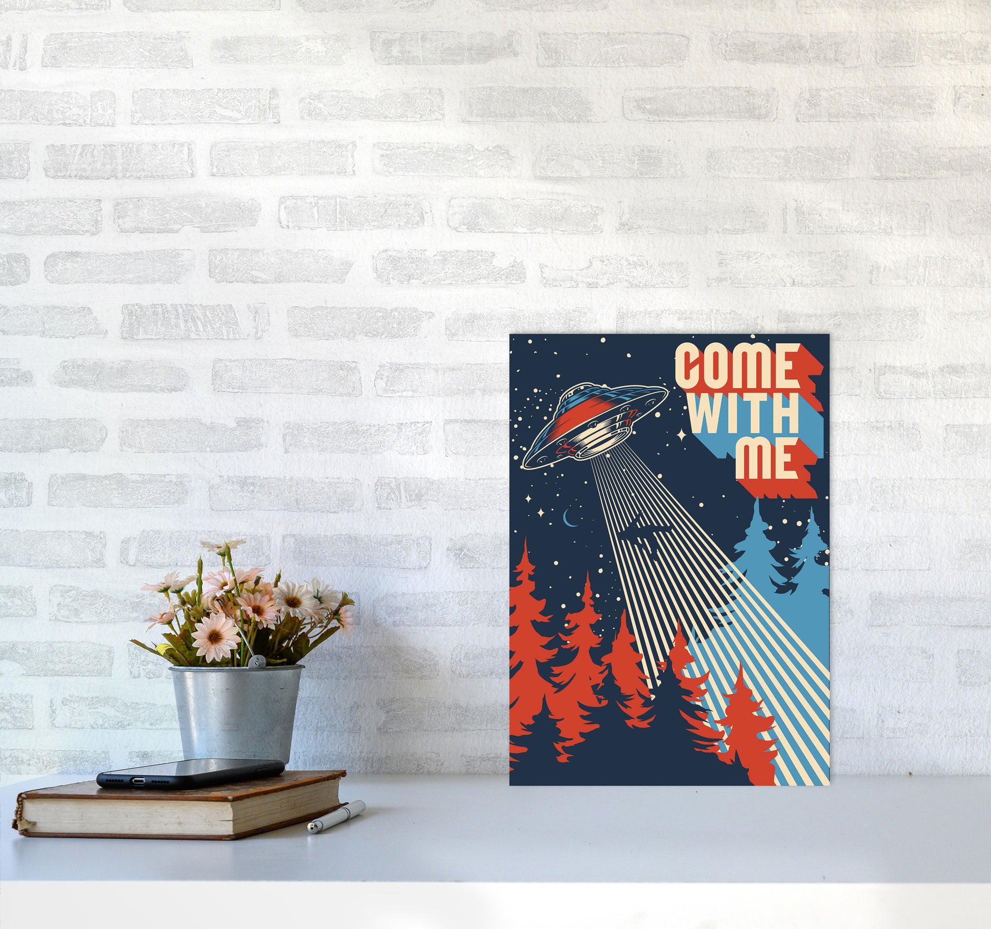 Outer Space Series - #7 Art Print by Jason Stanley A3 Black Frame