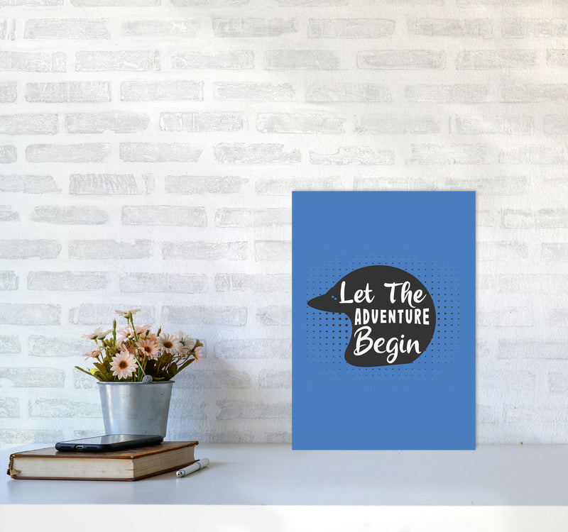 Let The Adventure Begin Art Print by Jason Stanley A3 Black Frame