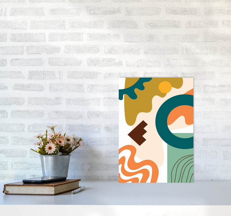 Abstract Expression III Art Print by Jason Stanley A3 Black Frame
