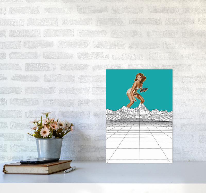 Attack In The Mountains Art Print by Jason Stanley A3 Black Frame