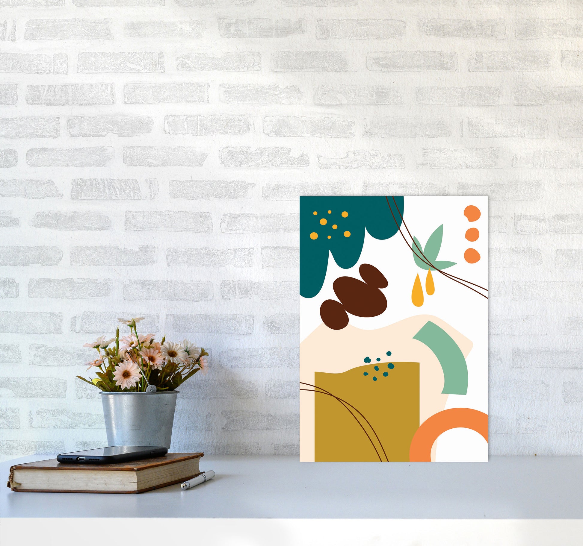 Abstract Expression II Art Print by Jason Stanley A3 Black Frame