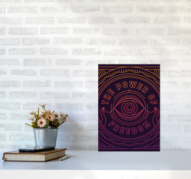 The Power For Freedom!! Art Print by Jason Stanley A3 Black Frame
