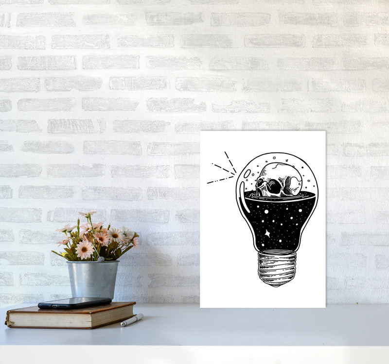 I Think He Had An Idea Art Print by Jason Stanley A3 Black Frame