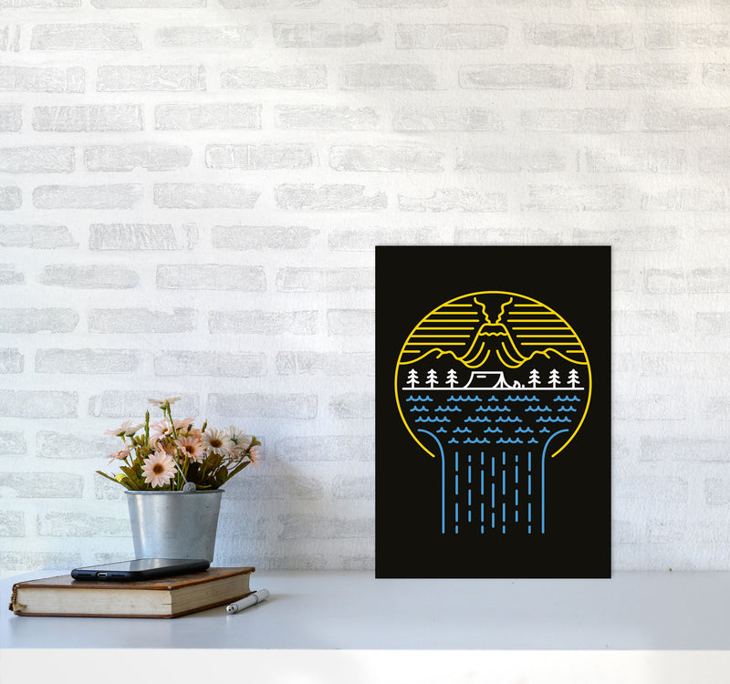 Minimal Nature Vibes Art Print by Jason Stanley A3 Black Frame
