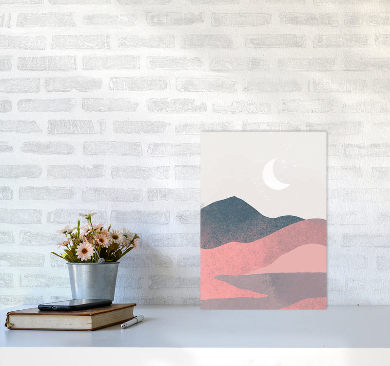 Minimal Landscape 2 Art Print by Jason Stanley A3 Black Frame