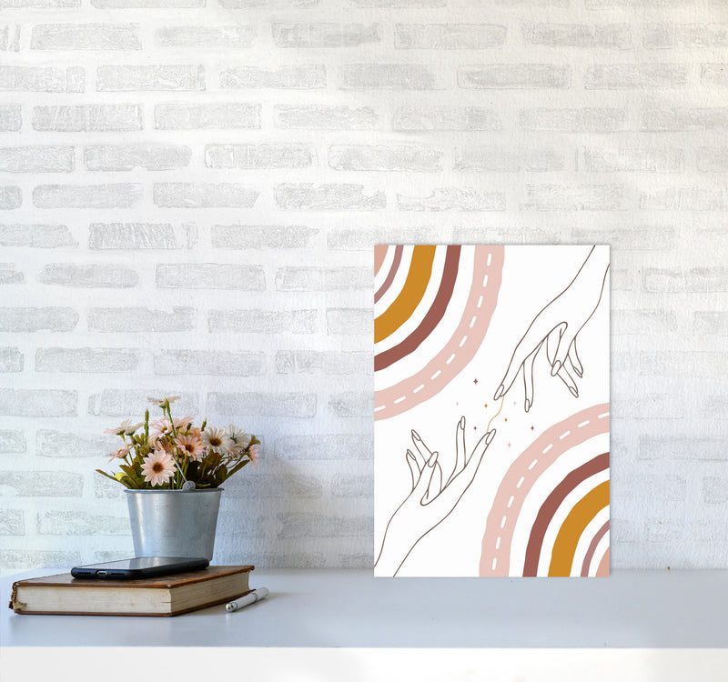 We Are All Connected Art Print by Jason Stanley A3 Black Frame