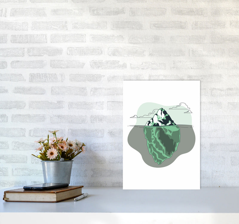 Iceberg Right Ahead Art Print by Jason Stanley A3 Black Frame