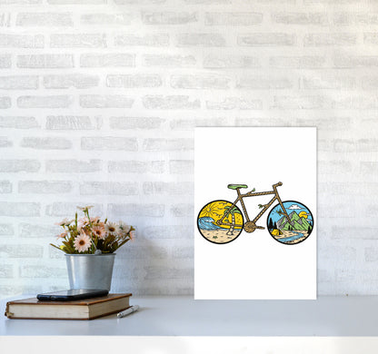 Best Bike Ride Ever Art Print by Jason Stanley A3 Black Frame