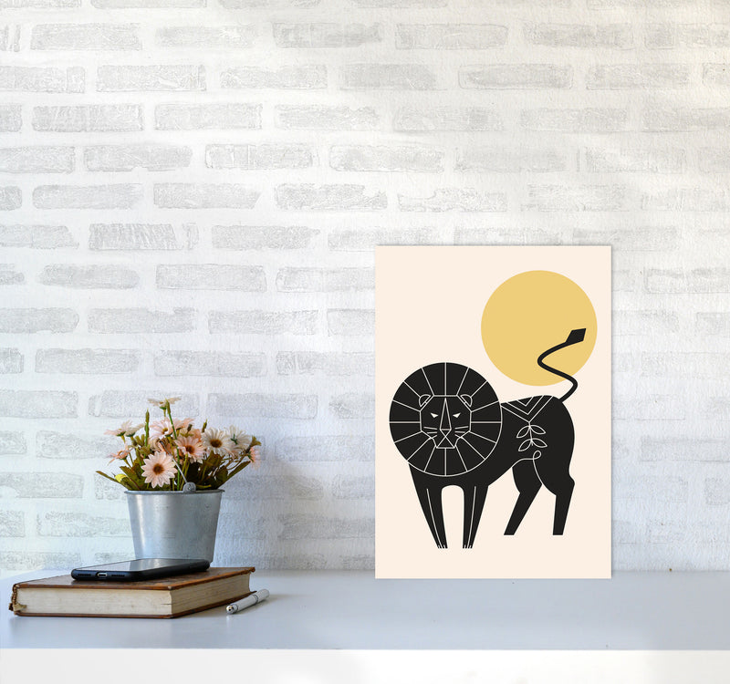 King Of The Jungle Art Print by Jason Stanley A3 Black Frame