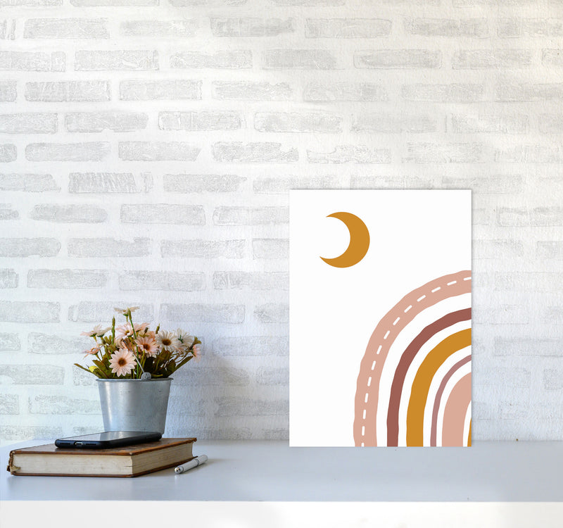 Abstract Moonvibes Art Print by Jason Stanley A3 Black Frame