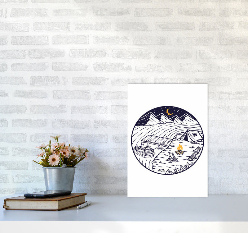 Slice Of Paradise Art Print by Jason Stanley A3 Black Frame