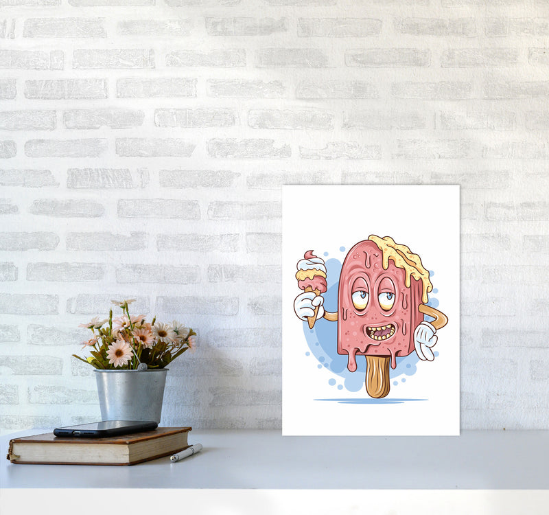 Don'T Let Me Melt Art Print by Jason Stanley A3 Black Frame