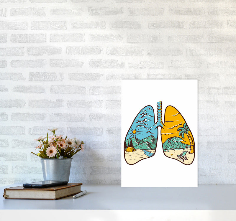 Breathe It All In Art Print by Jason Stanley A3 Black Frame