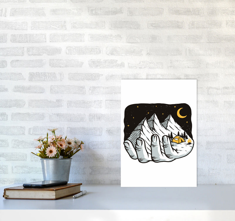 Grab A Handfull Art Print by Jason Stanley A3 Black Frame