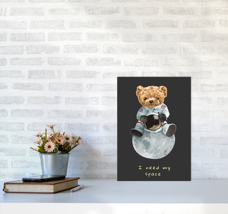 I Need My Space Art Print by Jason Stanley A3 Black Frame