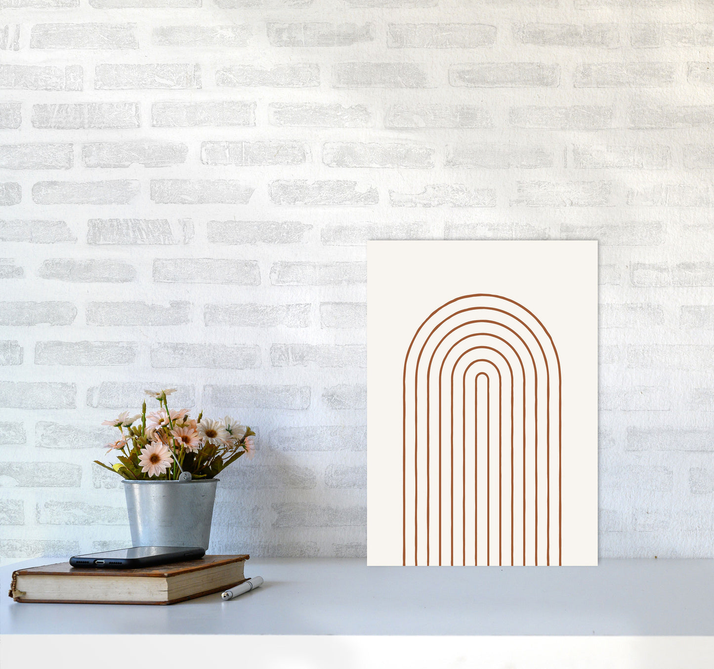 Endless Rainbow Art Print by Jason Stanley A3 Black Frame