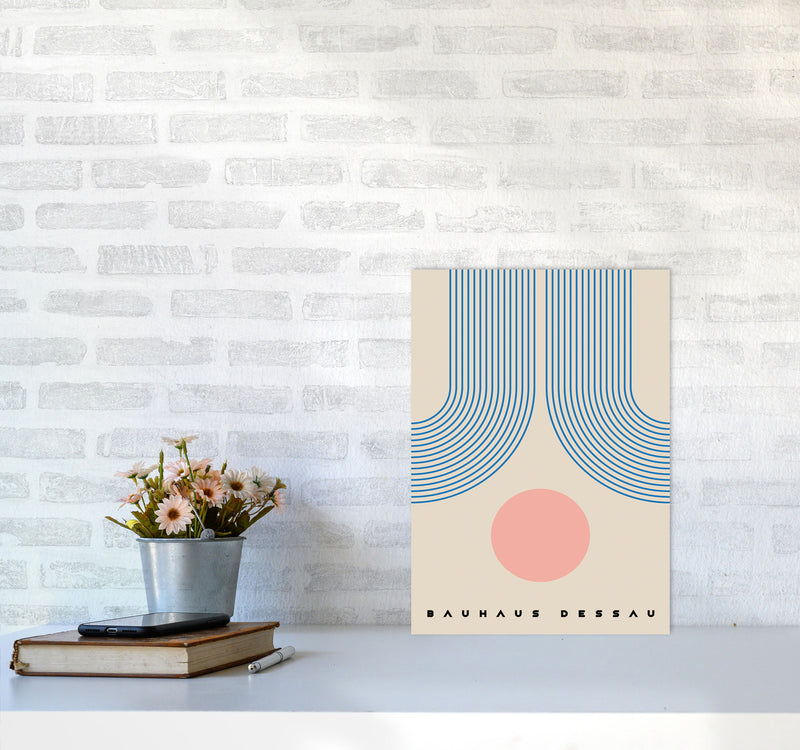 Bauhaus Design Art Print by Jason Stanley A3 Black Frame