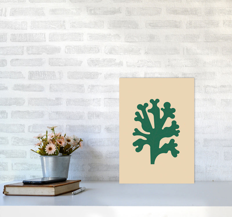 Cutout Seaweed Art Print by Jason Stanley A3 Black Frame