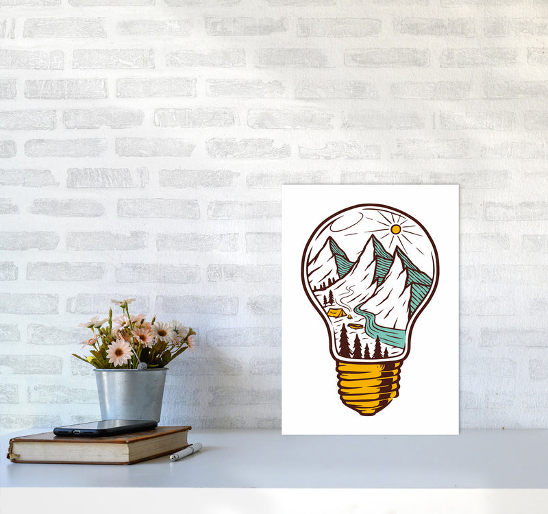 I Have An Idea Art Print by Jason Stanley A3 Black Frame
