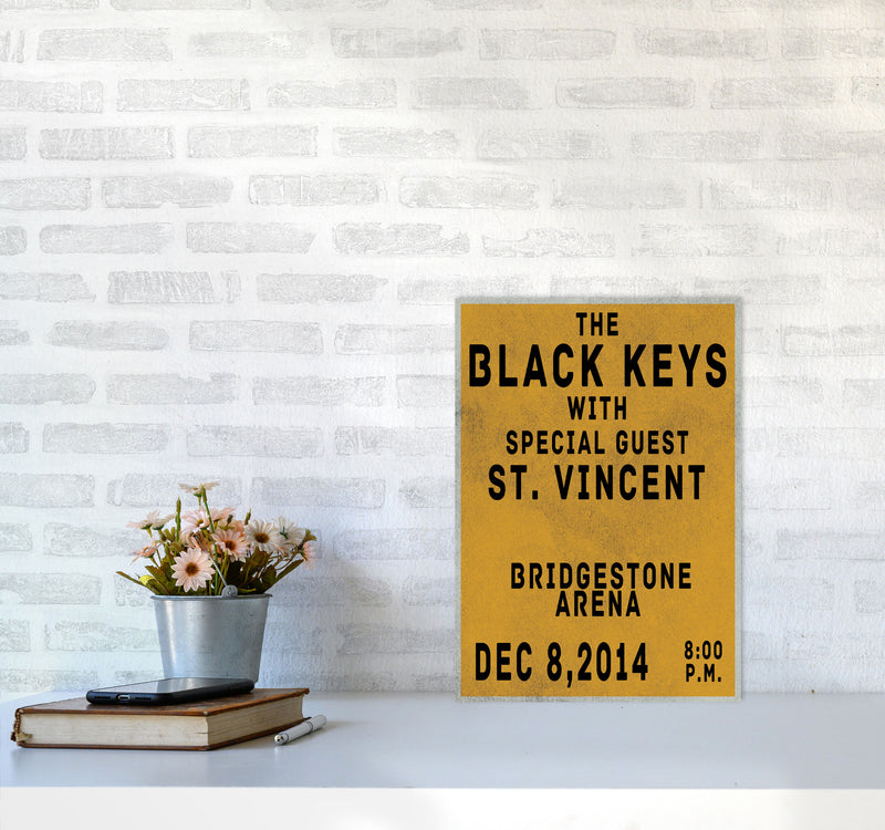 The Black Keys Art Print by Jason Stanley A3 Black Frame