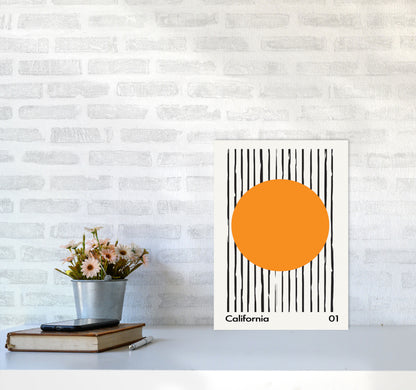 California 01 Art Print by Jason Stanley A3 Black Frame
