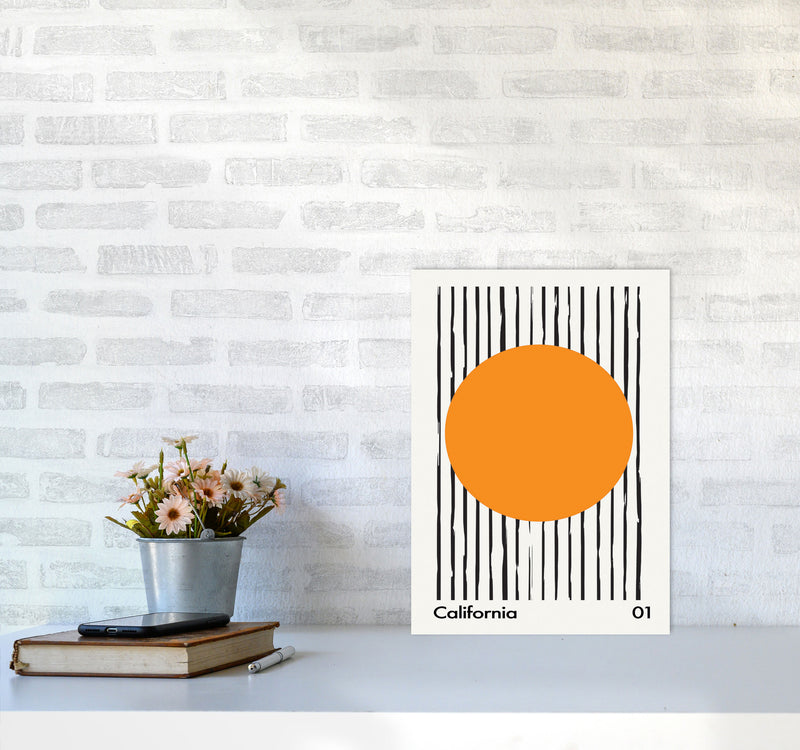 California 01 Art Print by Jason Stanley A3 Black Frame