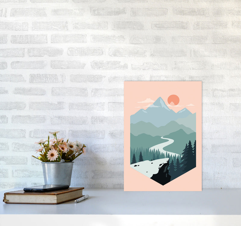 Get Out There Art Print by Jason Stanley A3 Black Frame
