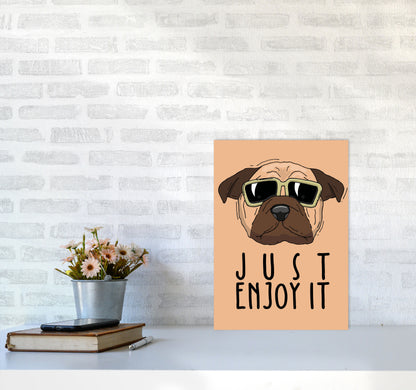 Just Enjoy It Art Print by Jason Stanley A3 Black Frame