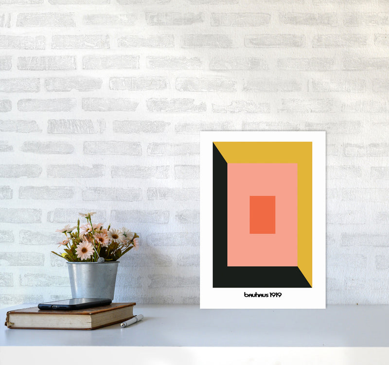 Bauhaus 1919 Art Print by Jason Stanley A3 Black Frame