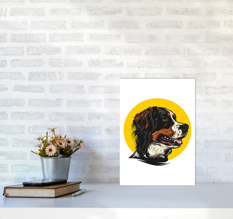 The Best Boy Art Print by Jason Stanley A3 Black Frame