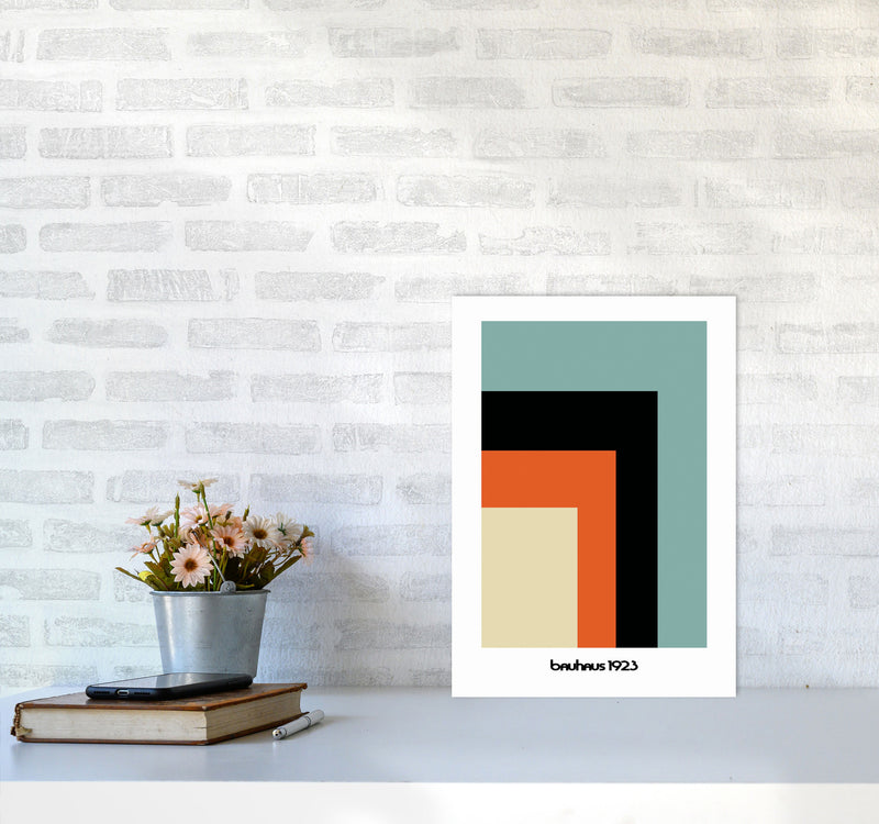 Bauhaus 1923 Art Print by Jason Stanley A3 Black Frame