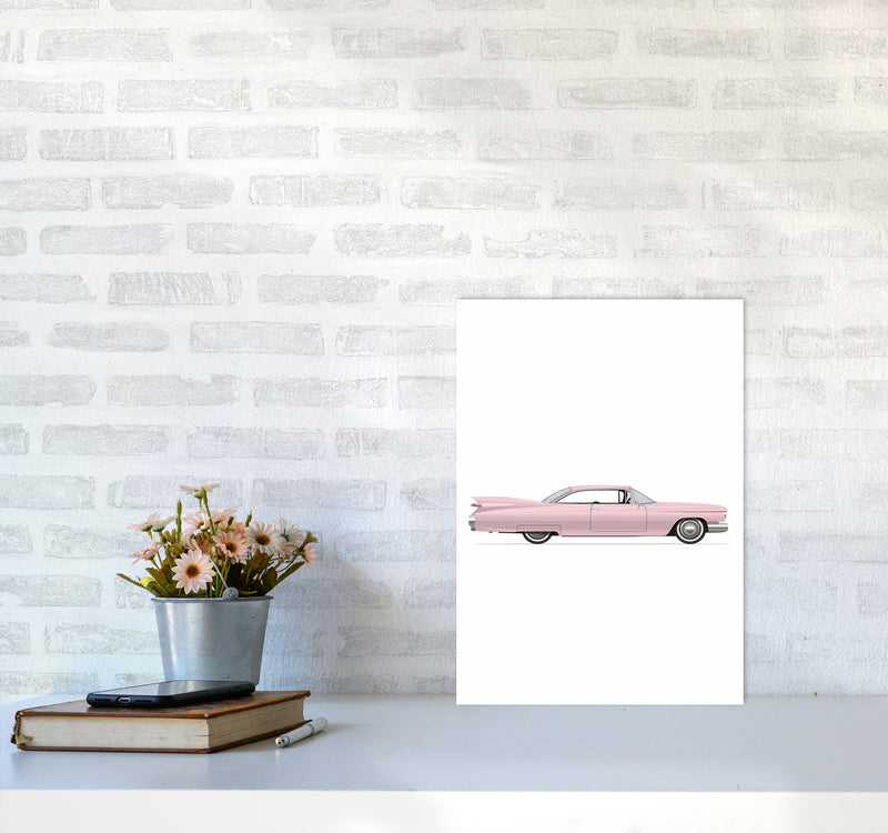 Pink Classic Art Print by Jason Stanley A3 Black Frame