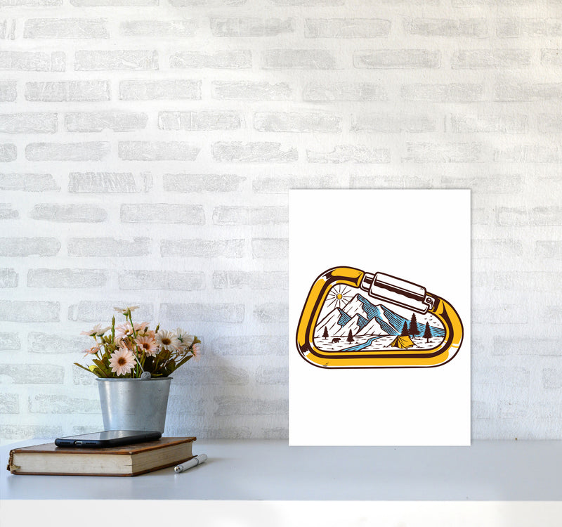 Caribiner Art Print by Jason Stanley A3 Black Frame