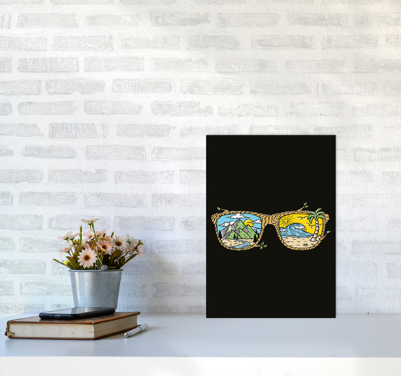 Sunny Daze Art Print by Jason Stanley A3 Black Frame