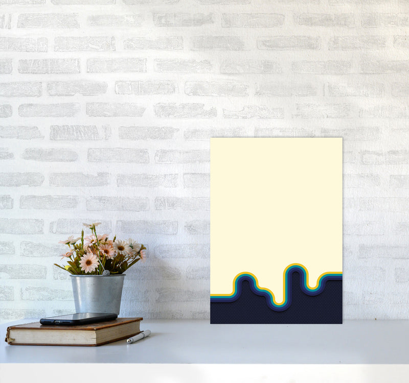Melty Vibes Art Print by Jason Stanley A3 Black Frame