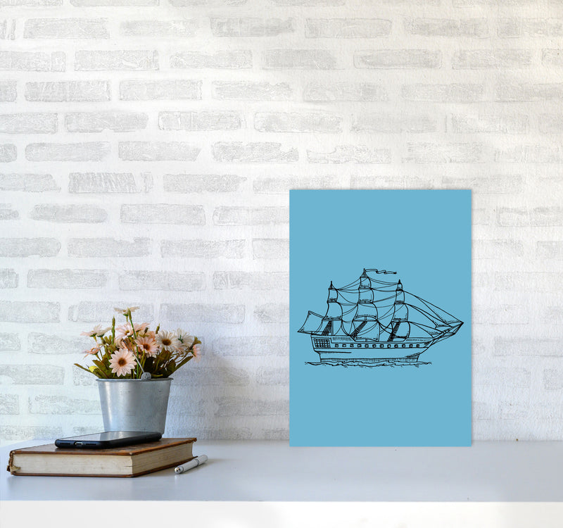 Above Sea Art Print by Jason Stanley A3 Black Frame