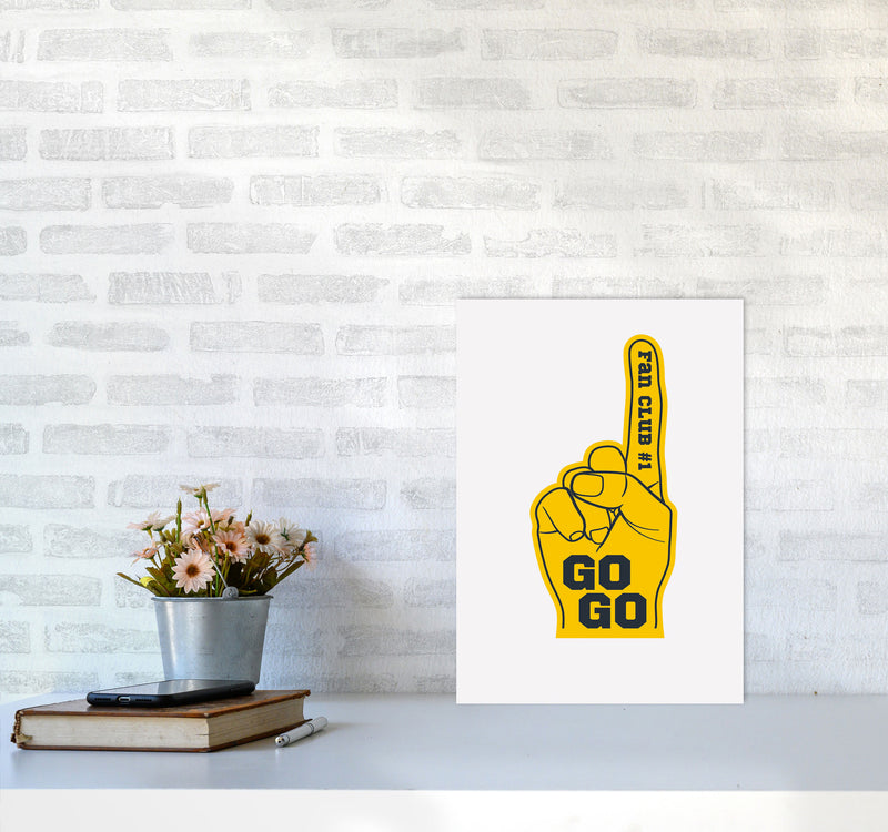 Fan Club Art Print by Jason Stanley A3 Black Frame