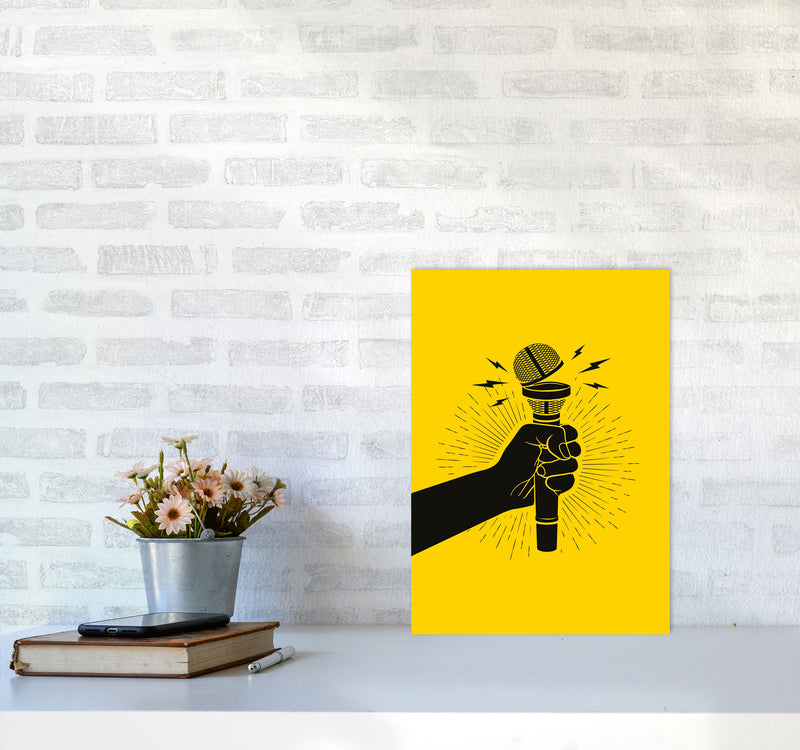 Speak Up! Art Print by Jason Stanley A3 Black Frame