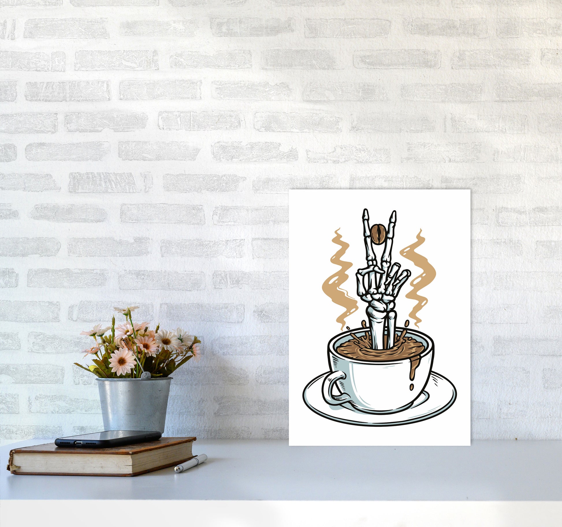 Peace!! Art Print by Jason Stanley A3 Black Frame