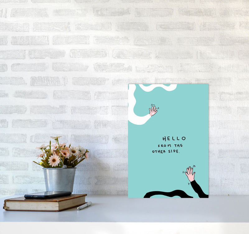 Hello From The Other Side Art Print by Jason Stanley A3 Black Frame