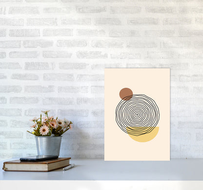 Geometric Abstract Shapes III Art Print by Jason Stanley A3 Black Frame