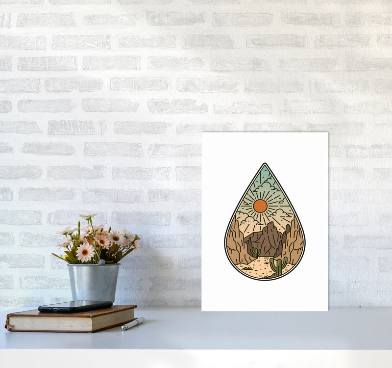 Desert Vibes II Art Print by Jason Stanley A3 Black Frame