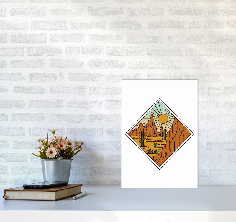 Desert Vibes Art Print by Jason Stanley A3 Black Frame